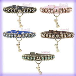 Guinzaglieria: I collari Angel's Diamond Collar di For Pets Only li trovi da Mon Petit Boutique