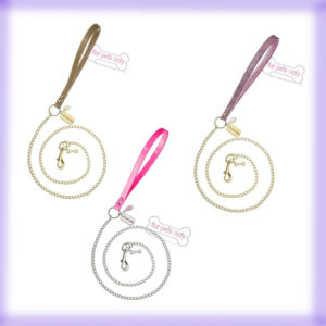 Guinzaglieria: I guinzagli Chain Lead Metal Glam di For Pets Only li trovi da Mon Petit Boutique