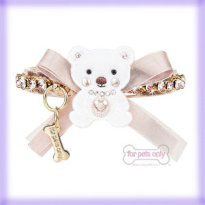 Guinzaglieria: Chic Nounours Collar di For Pets Only la trovi da Mon Petit Boutique